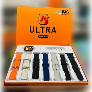 7-in-1 Ultra Smartwatch with 7 Straps