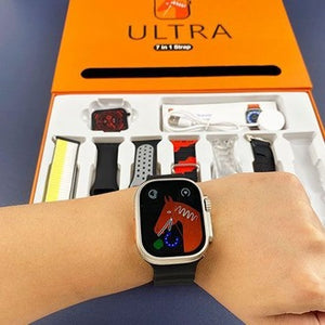 7-in-1 Ultra Smartwatch with 7 Straps