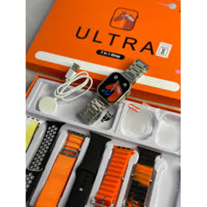 7-in-1 Ultra Smartwatch with 7 Straps