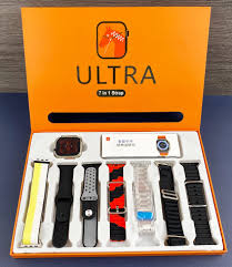 7-in-1 Ultra Smartwatch with 7 Straps