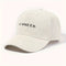 Beige Corduroy Baseball Cap