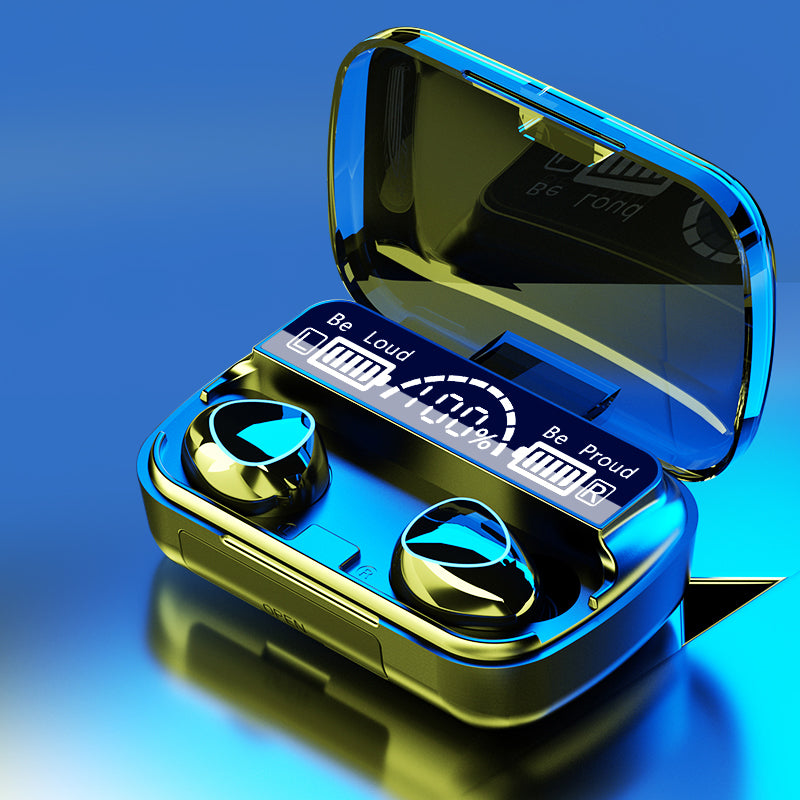 M10 Wireless Bluetooth 5.1 Earbuds with LED Case
