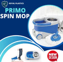 High Quality Steel Bucket Magic Primo Spin Mop with Easy Wheels for 360° Cleaning